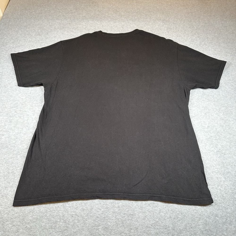 Star Wars Graphic T-Shirt Mens XL Black Mad Engine Baby Yoda Mandalorian TV - Picture 4 of 6